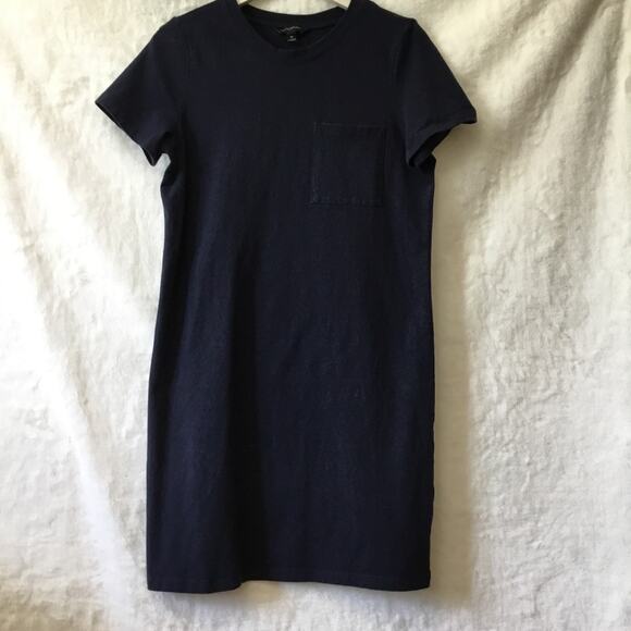 Banana Republic Navy T-Shirt Dress - Picture 2 of 8